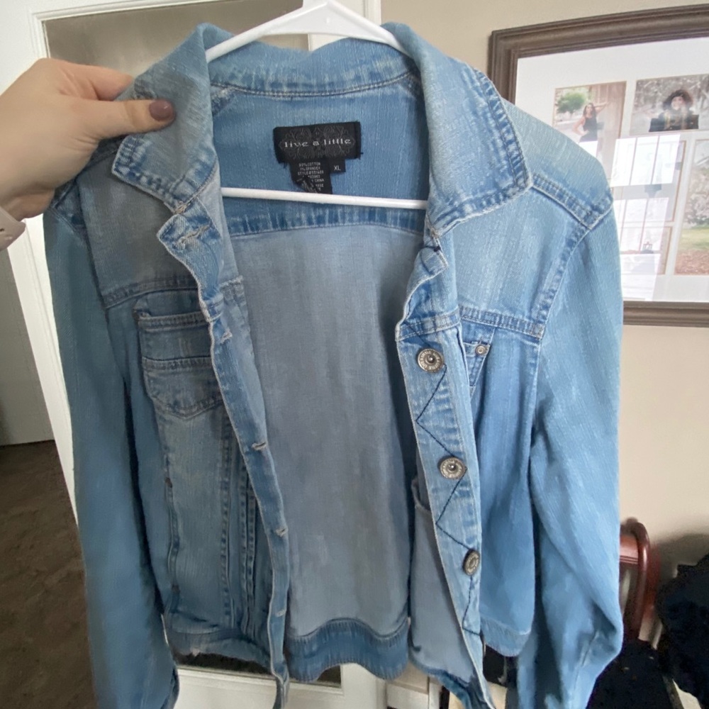 Cropped Jean Jacket